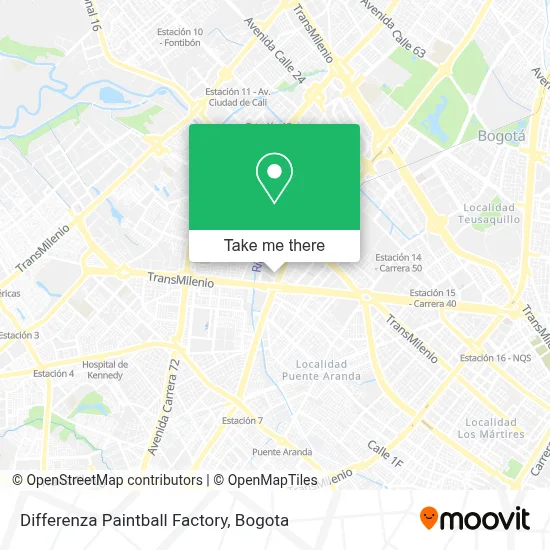 Differenza Paintball Factory map