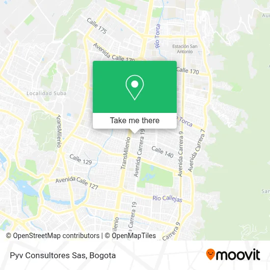 Pyv Consultores Sas map