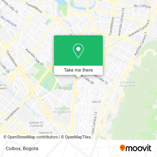 Colbox map