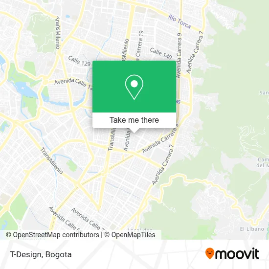 T-Design map