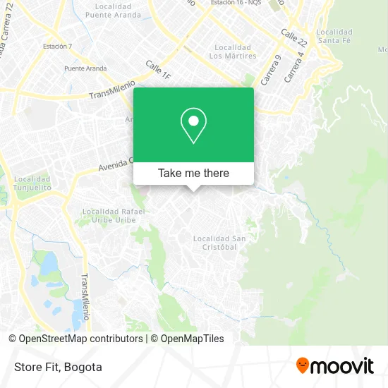 Store Fit map