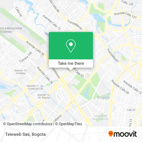 Teleweb Sas map