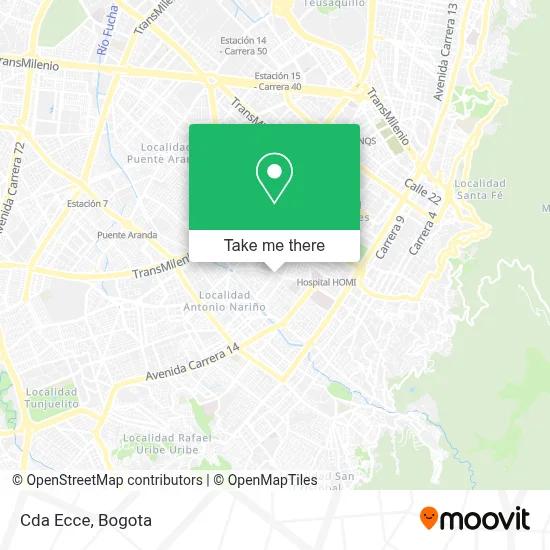Cda Ecce map