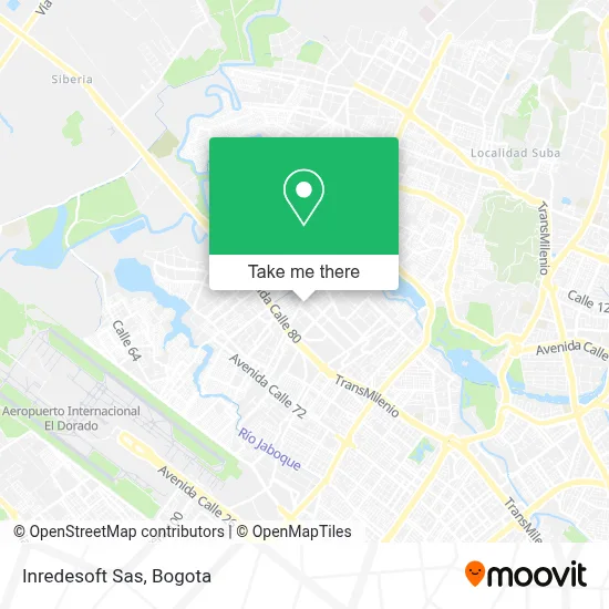 Inredesoft Sas map