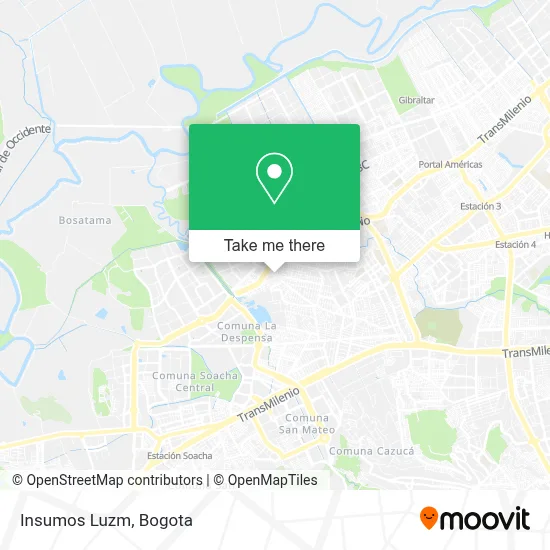 Insumos Luzm map