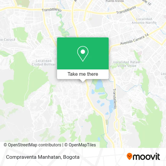 Compraventa Manhatan map