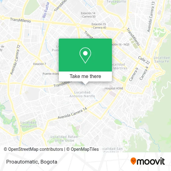Proautomatic map