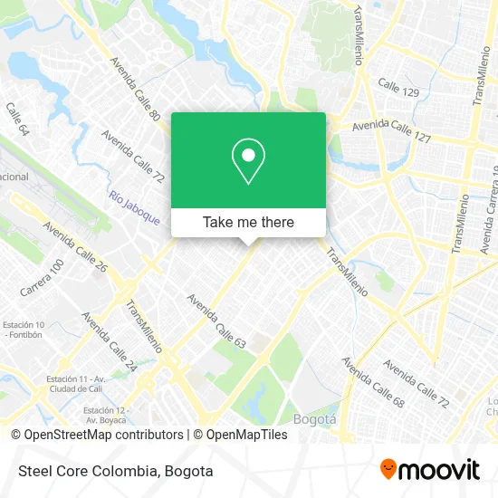 Steel Core Colombia map