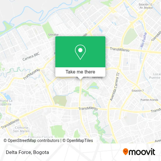 Delta Force map