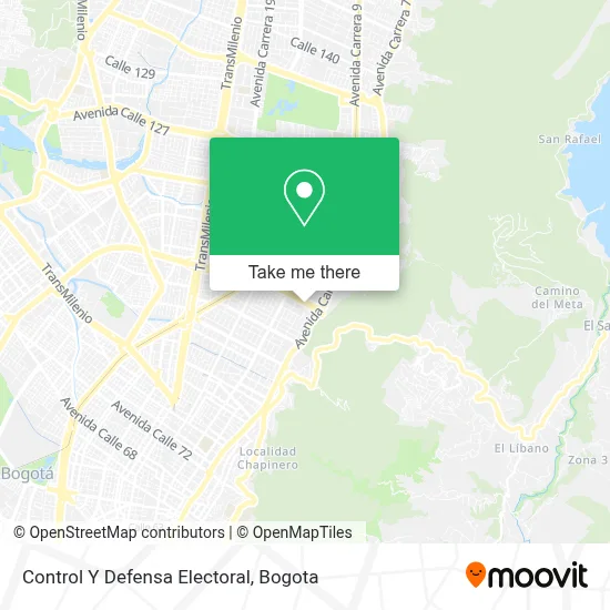 Control Y Defensa Electoral map