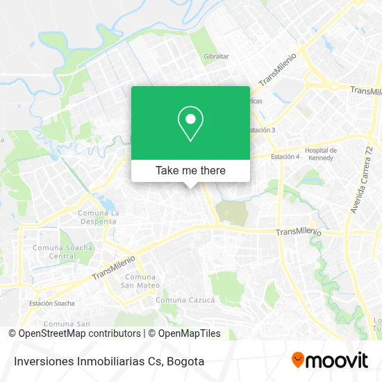 Inversiones Inmobiliarias Cs map