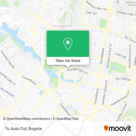 Tu Auto Col map