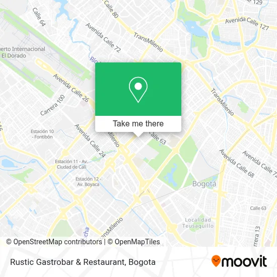 Rustic Gastrobar & Restaurant map