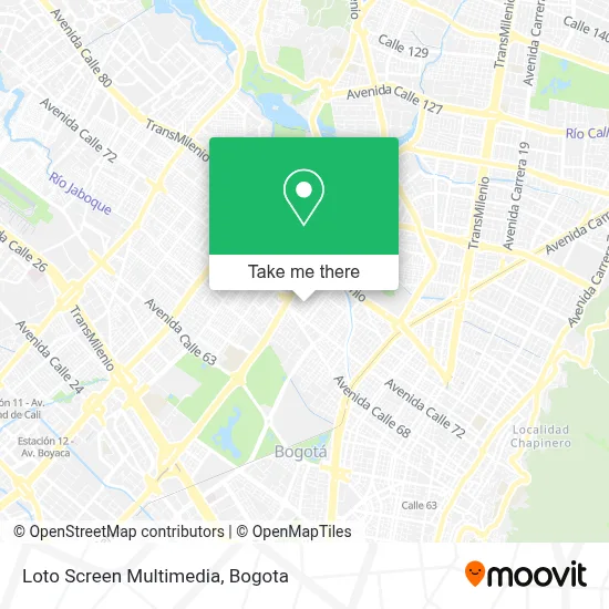Loto Screen Multimedia map