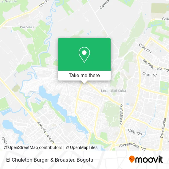 El Chuleton Burger & Broaster map