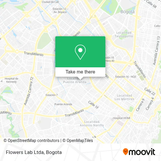 Flowers Lab Ltda map