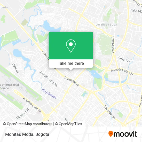 Monitas Moda map