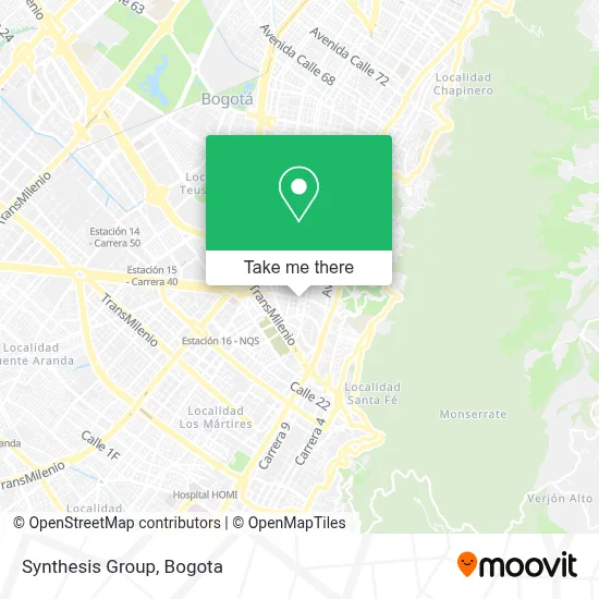 Synthesis Group map