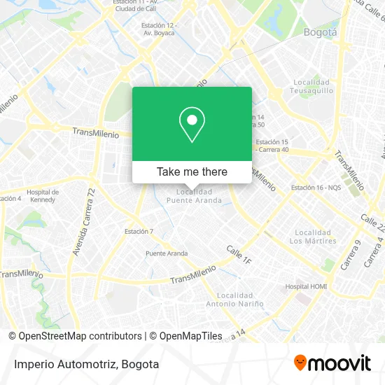 Imperio Automotriz map