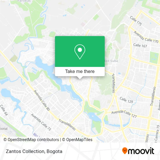 Zantos Collection map