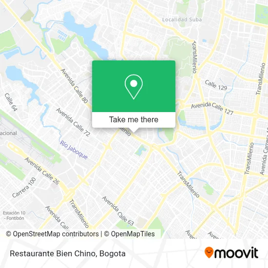 Restaurante Bien Chino map