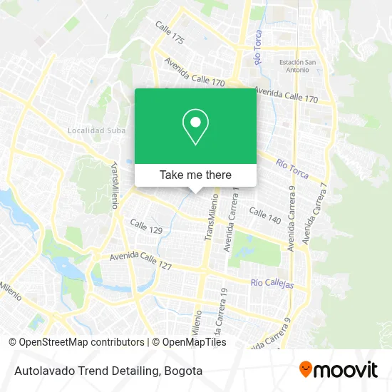 Autolavado Trend Detailing map