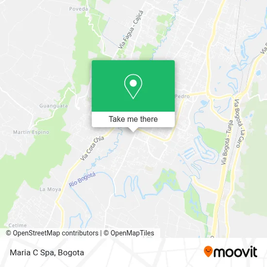 Maria C Spa map