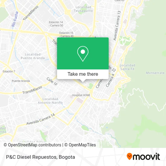 P&C Diesel Repuestos map