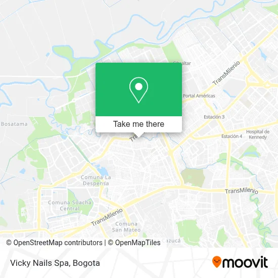 Vicky Nails Spa map