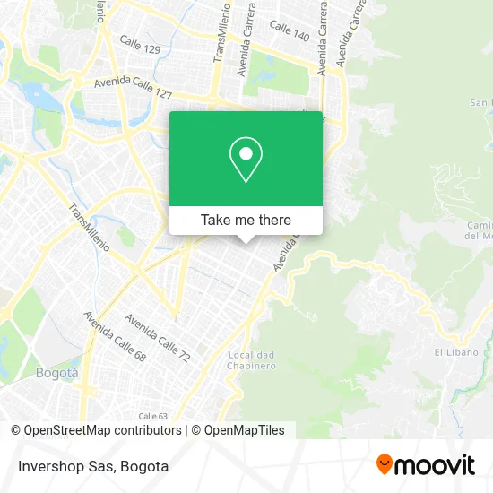 Invershop Sas map