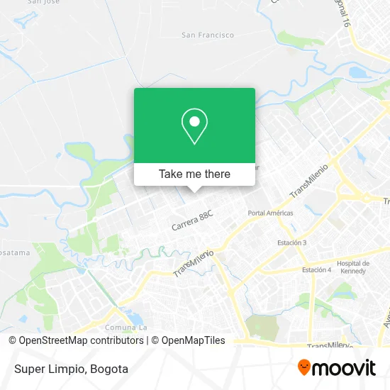 Super Limpio map