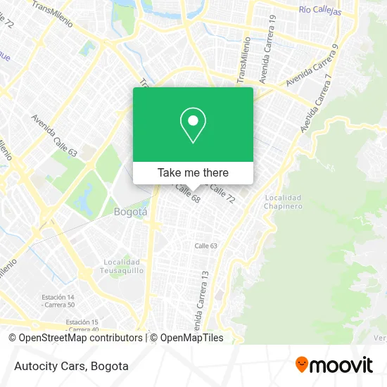 Autocity Cars map