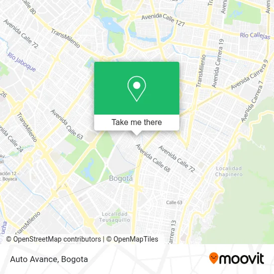 Auto Avance map