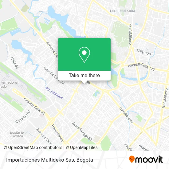 Importaciones Multideko Sas map