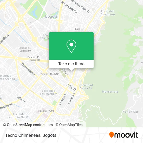 Tecno Chimeneas map