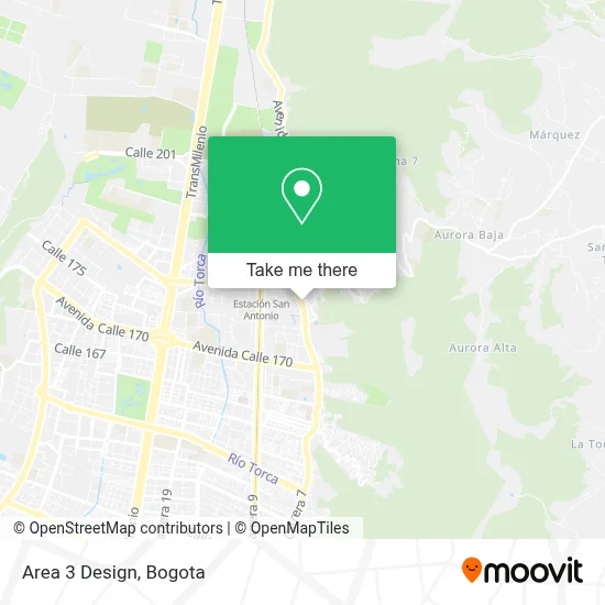 Area 3 Design map