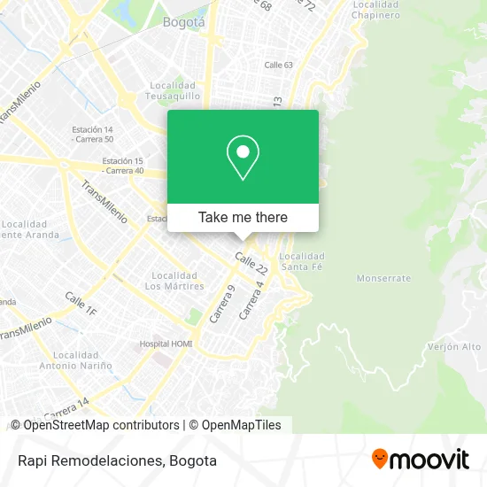 Rapi Remodelaciones map