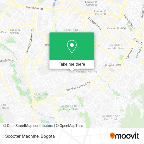 Scooter Machine map