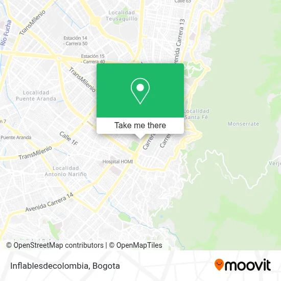 Inflablesdecolombia map