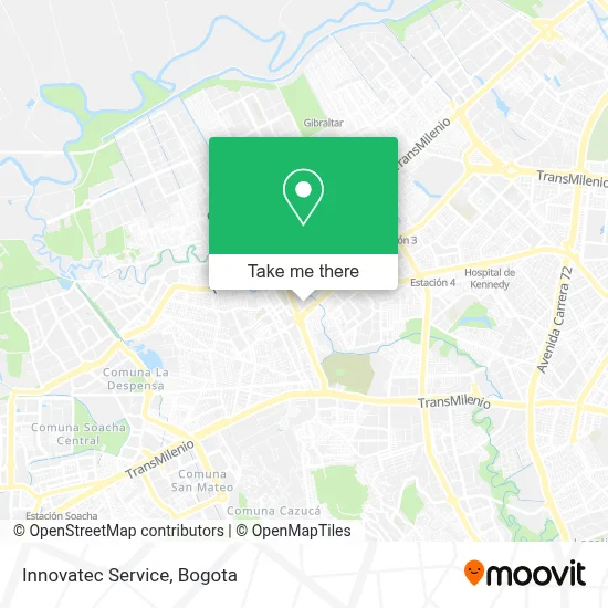 Innovatec Service map