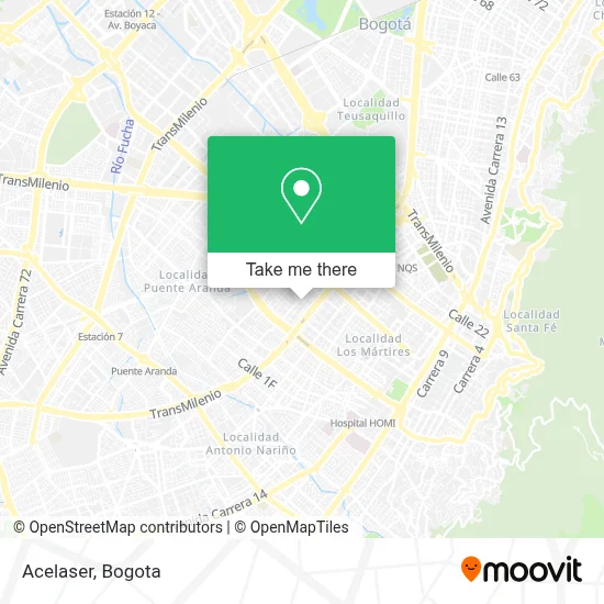 Acelaser map