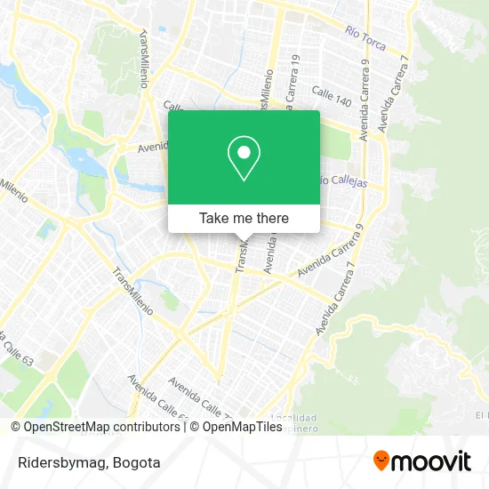 Ridersbymag map