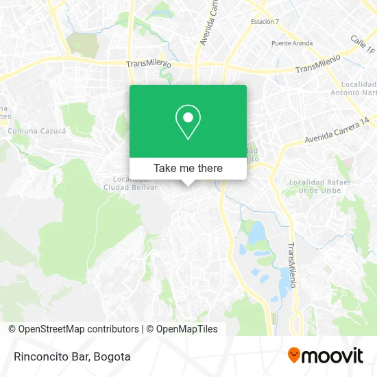 Rinconcito Bar map