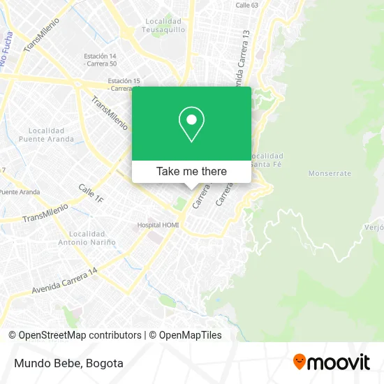 Mundo Bebe map