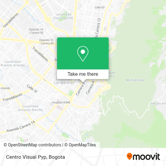 Centro Visual Pyp map
