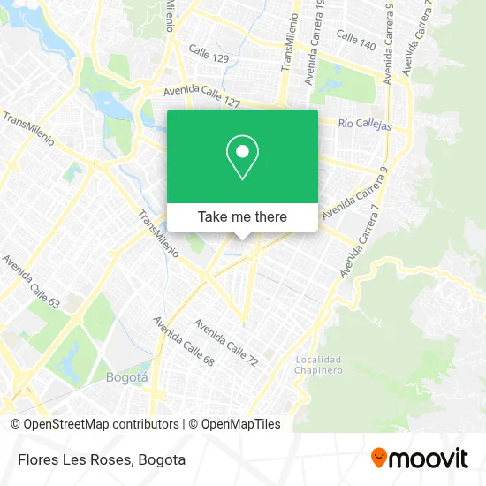 Flores Les Roses map