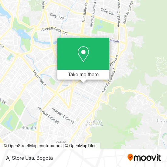 Aj Store Usa map