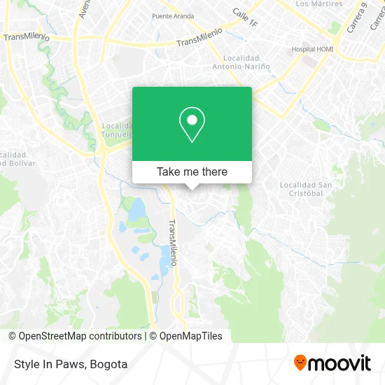 Style In Paws map