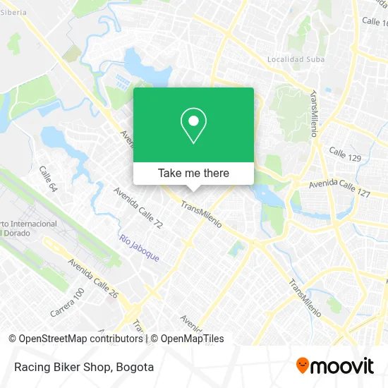 Racing Biker Shop map