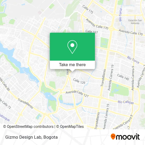 Gizmo Design Lab map
